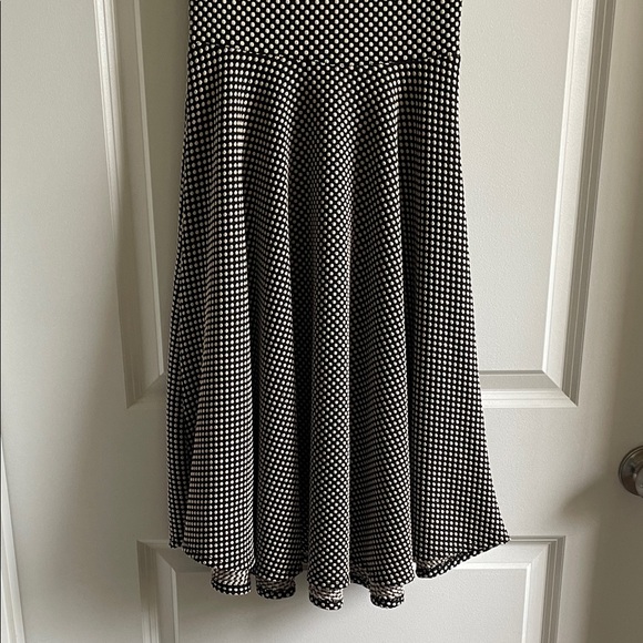 2 for $20 LuLaRoe Nicole dress Black and White Polka Dot fit and flare - Picture 5 of 11